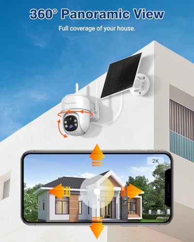 2.4G WiFi Camera with Spotlight Color Night Vision