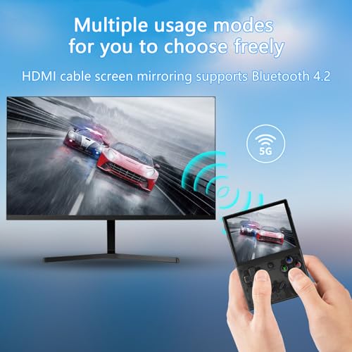 Support HD and TV Output Casual Game Console-Black||64G