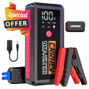 5000A Jump Starter Power Pack