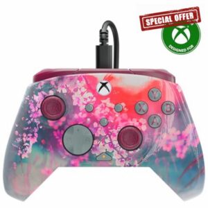 Turtle Beach Rematch Advanced Kyoto Bloom Wired Gaming Controller for Xbox and PC – Lenticular