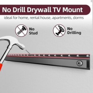No Drill Plasterboard TV Bracket Holds up to 68kg