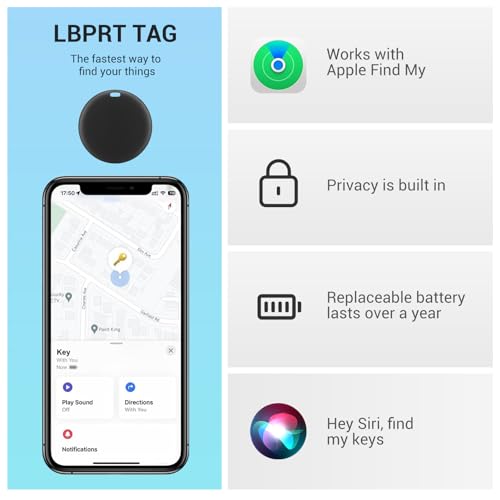 Smart Item Finder Air Tag Work with Apple Find My (iOS Only
