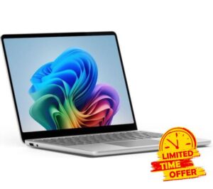 Microsoft Surface Laptop | Copilot+ PC | 13” LCD Touchscreen | Snapdragon® X Plus | 16GB Memory | 256GB Storage | Latest Model | Platinum