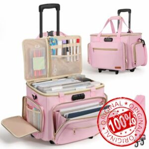 Housolution Rolling Teacher Bag with Wheels