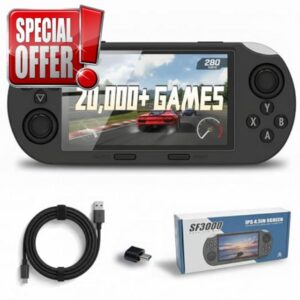 Handheld Game Console with 4.5-Inch IPS Screen