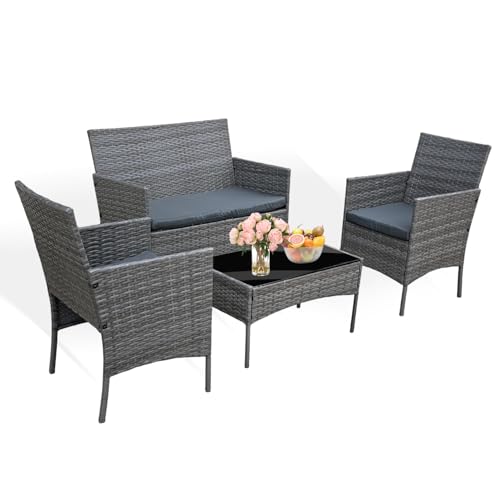 Weather Resistant Garden Conversation Set for Patio