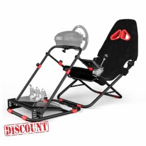 DIWANGUS UK Racing Simulator Cockpit – Adjustable & Foldable Racing Seat Frame for Logitech G29/G920/G923/G27/G25