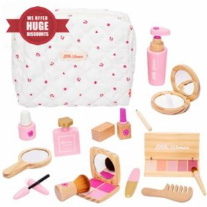 Beafaoo Non-Toxic Wooden Makeup Set Kids