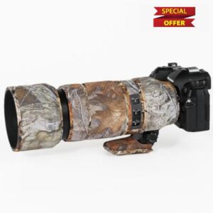 CHASING BIRDS Lens Camouflage Waterproof Coat for OLYMPUS M.ZUIKO DIGITAL ED 50-200mm F2.8 IS PRO Rainproof Lens Protective Cover Version IV (Forest Camouflage