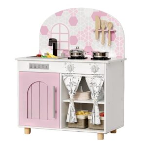 Children's Play Kitchens with kids kitchen 5 Pcs Accessories