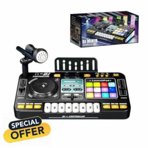 Kids DJ Mixer - 35.5x21x9.5cm Piano Keyboard Toy