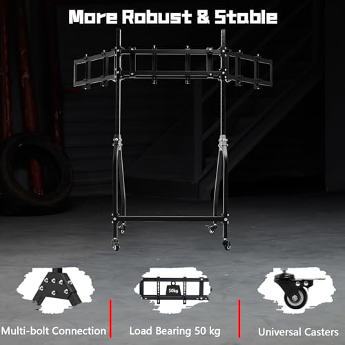 Ergonomic Height/Tilt Adjustment for 27 to 32 inch Monitors