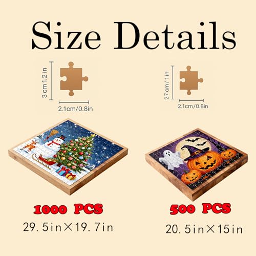 500/1000 Piece Wooden Puzzle for Family