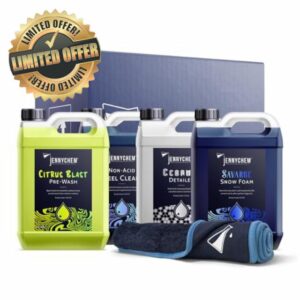 Detailing Essentials Kit – 4 x 5L Car Cleaning Set with Citrus Pre Wash