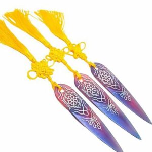 Zoey's Collectible Dagger Prop for K-Pop Demon Hunters - A glow-in-the-dark accessory with golden tassels