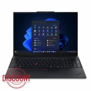 Lenovo ThinkPad E16 Gen 3 16" Laptop Intel Core Ultra 5 225U 12-Core 16GB DDR5 RAM 512GB SSD WUXGA IPS Display Windows 11 Pro HDMI Thunderbolt USB Wi-Fi Bluetooth - 21SR0044UK