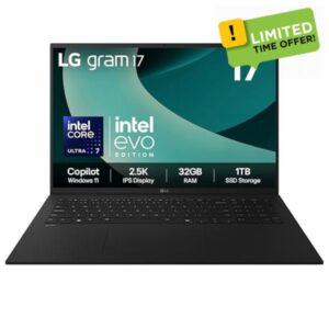 LG gram 17Z90T - 17 Inch 2.5K IPS Ultra-Lightweight Laptop