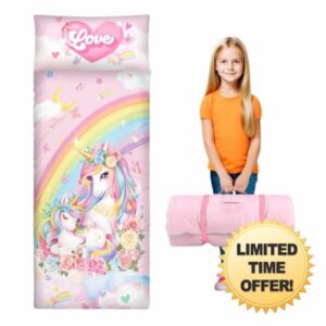 Kids Sleeping Bag with Pillow