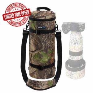 ZZQ&CCF Camera Lens Pouch Case for Sony FE 400-800mm f/6.3-8 G OSS Super-Telephoto Zoom Lens