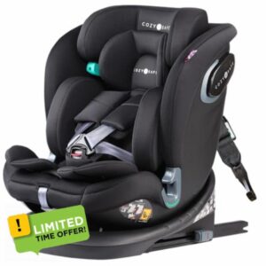 Cozy N Safe Stanford i-Size 360 Rotation Child Car Seat 40 to 150cm with ISOFix and Top Tether. (Jet)