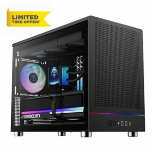 GAMDIAS ATHENA M4M mATX Micro Tower Gaming PC Case