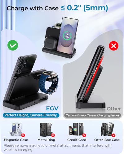 Detachable Watch Charger for Galaxy Ultra 8/7/6