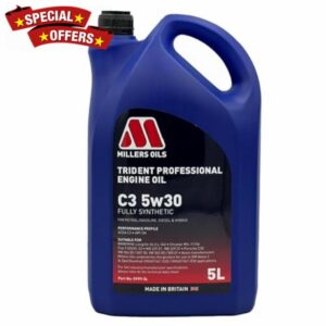 Millers Oils Trident Professional C3 5W-30 5W30 Fully Synth Engine Oil 5 Litres