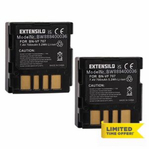 2x Battery Replacement for JVC BN-VF733