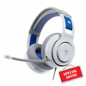 Turtle Beach Atlas 200 White Wired Gaming Headset for PS5 and PS4 - officially licensed for PlayStatio