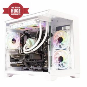 PC | AMD Ryzen 7 5700X | RX 9060 XT | 32GB 3600MHz RAM | 1TB NVMe SSD | 600W 80+ Bronze PSU | ARGB White Glass Case | Windows 11 & WiFi