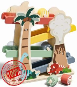 Lehoo Castle Toddler Wooden Ramp Toys for 1 2 Old Boy Girls