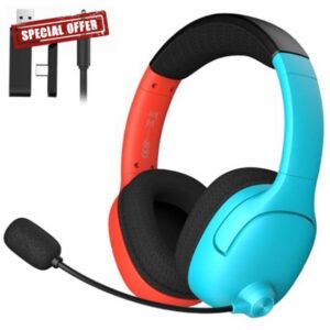 Wireless Gaming Headset for Nintendo Switch/Switch Lite/OLED
