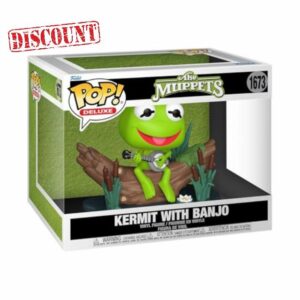 Funko Pop!Deluxe: Muppets - Kermit the Frog With Banjo - the Muppets - Collectable Vinyl Figure - Gift Idea - Official Merchandise - Toys for Kids & Adults - Comedy Fans - Model Figure for Collectors