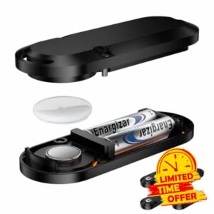 10-Year Extended Battery Case for Airtag (4 Pack) - Use Two AA Batteries Instead