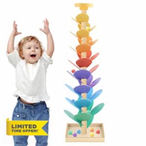 Wooden Ball Drop Toy - 28.7in Tall Music Tree
