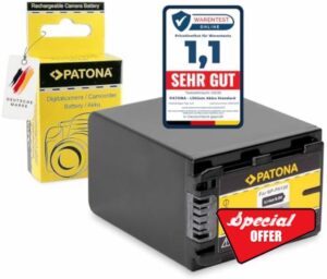 PATONA NP-FH100 2000mAh Replacement Battery for Sony NP FH90 FH70 FH60 FH50 FH40 FH30 FP30 FP51 FP60 FP61 FP70 FP71 FP90 FP91 Compatible with Sony HDR HC3E HC5E HC7E HC9E CX11 05E CX106E CX520VE SR10E