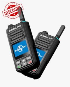 2-Pack G9 4G LTE Walkie Talkies Nationwide Coverage for Adults and Kids – Unlimited Long Range Rechargable PoC Radios with Free 1-Year SIM Card