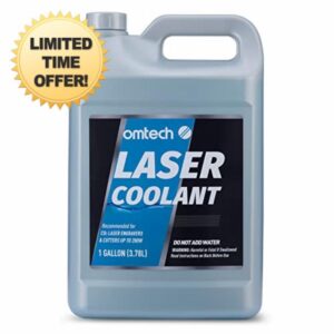 OMTech CO2 Laser Coolant Non Conductive Liquid Cooler Heat Transfer Fluid for Laser Engraver Water Chiller