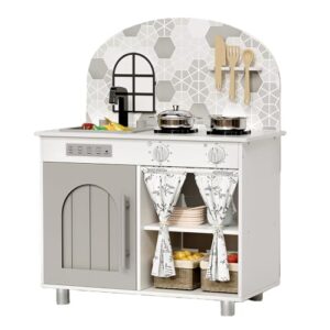 Children's Play Kitchens with kids kitchen 5 Pcs Accessories