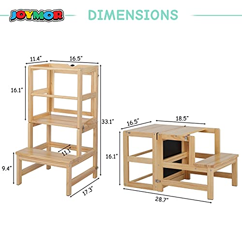 Foldable Stool with Safety Rail