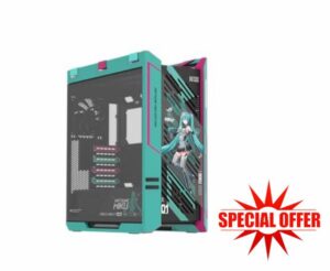 ASUS ROG Strix Helios II Hatsune Miku Edition EATX Mid-Tower PC Case (Glass Panel