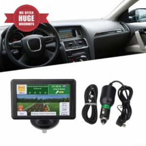 5 Inch GPS Navigation System Car Truck Sat Nav Device 8GB 128MB TFT Display UK Maps Portable Vehicle Navigator Multimedia Playe