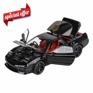 1:32 Fit for Honda NSX alloy sports car die-cast toy metal model not include batteries(Blackone)