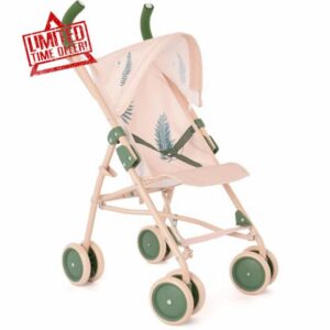 Roma RHS - XL Fern Dolls Pram with Retractable Hood and Swivel Wheels