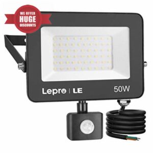 Lepro 50W Security Lights Outdoor Motion Sensor