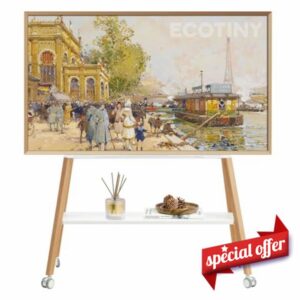 TV Stand with Wheels for 49-75 inch TVs up to 40 kg