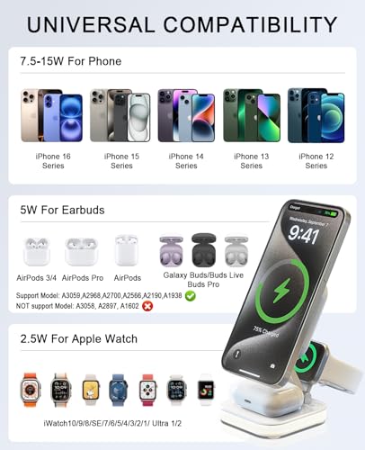 Travel Magnetic Fast Wireless Charging Statio