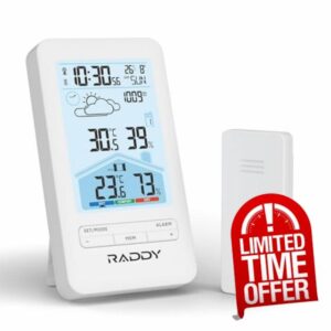 Raddy V4 Wireless Weather Station with Outdoor Sensor