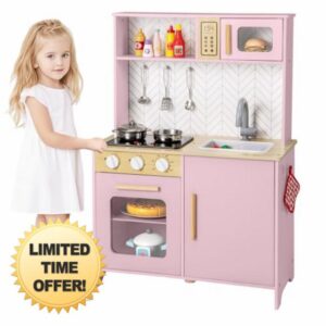 Wooden Kids Play Kitchen