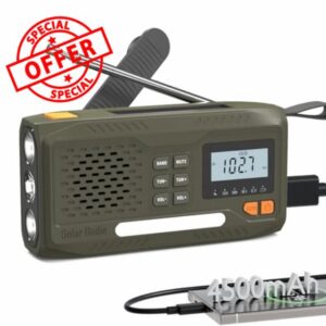 Wind Up Solar Radio